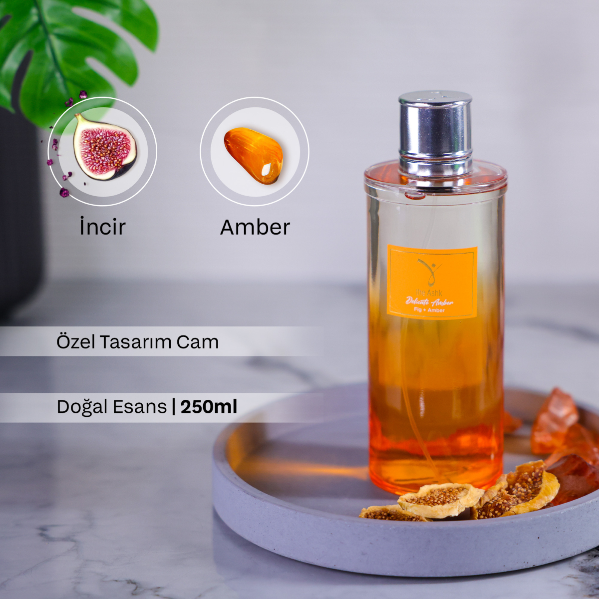 Delicate Amber Cologne 250ml - 3
