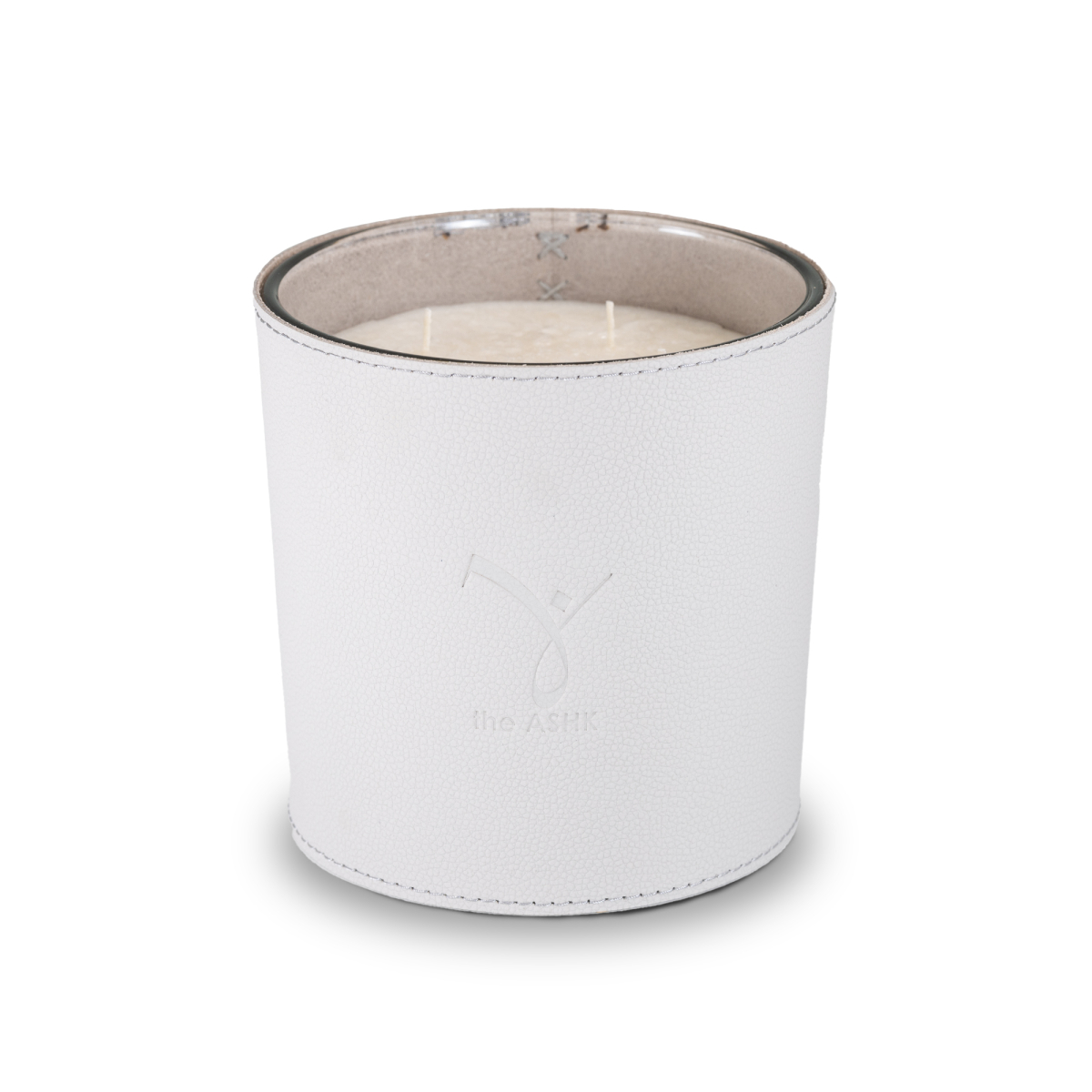 Deri Akish Acik Gri Bitkisel Mum 1000gr - 1