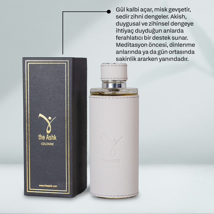 Deri Akish Acik Gri Kolonya 250ml - 4