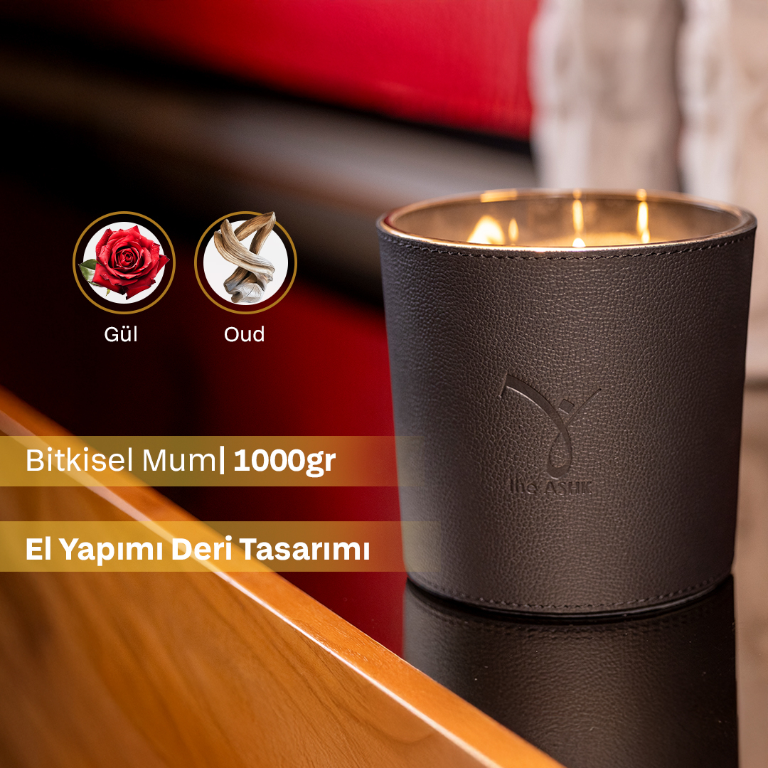 Deri Aly Siyah Bitkisel Mum 1000gr - 3