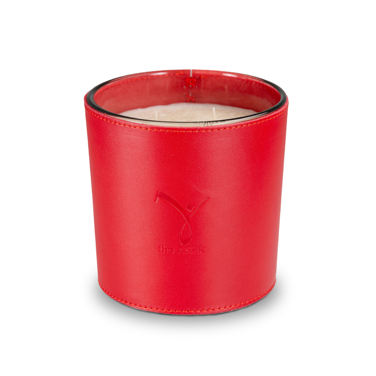 Deri Can Kirmizi Bitkisel Mum 1000gr - theAshk