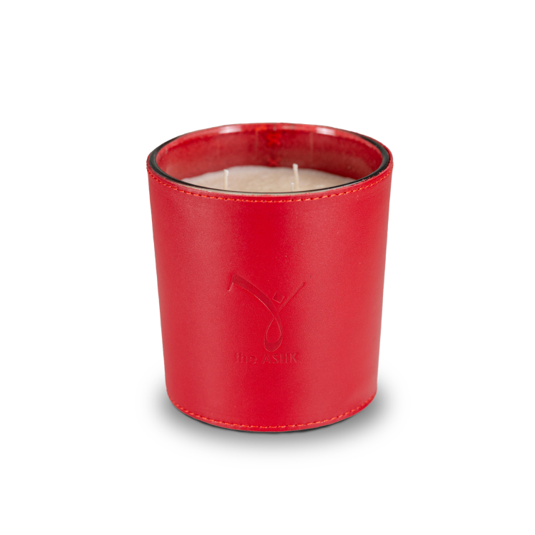 Deri Can Kirmizi Bitkisel Mum 500gr - theAshk