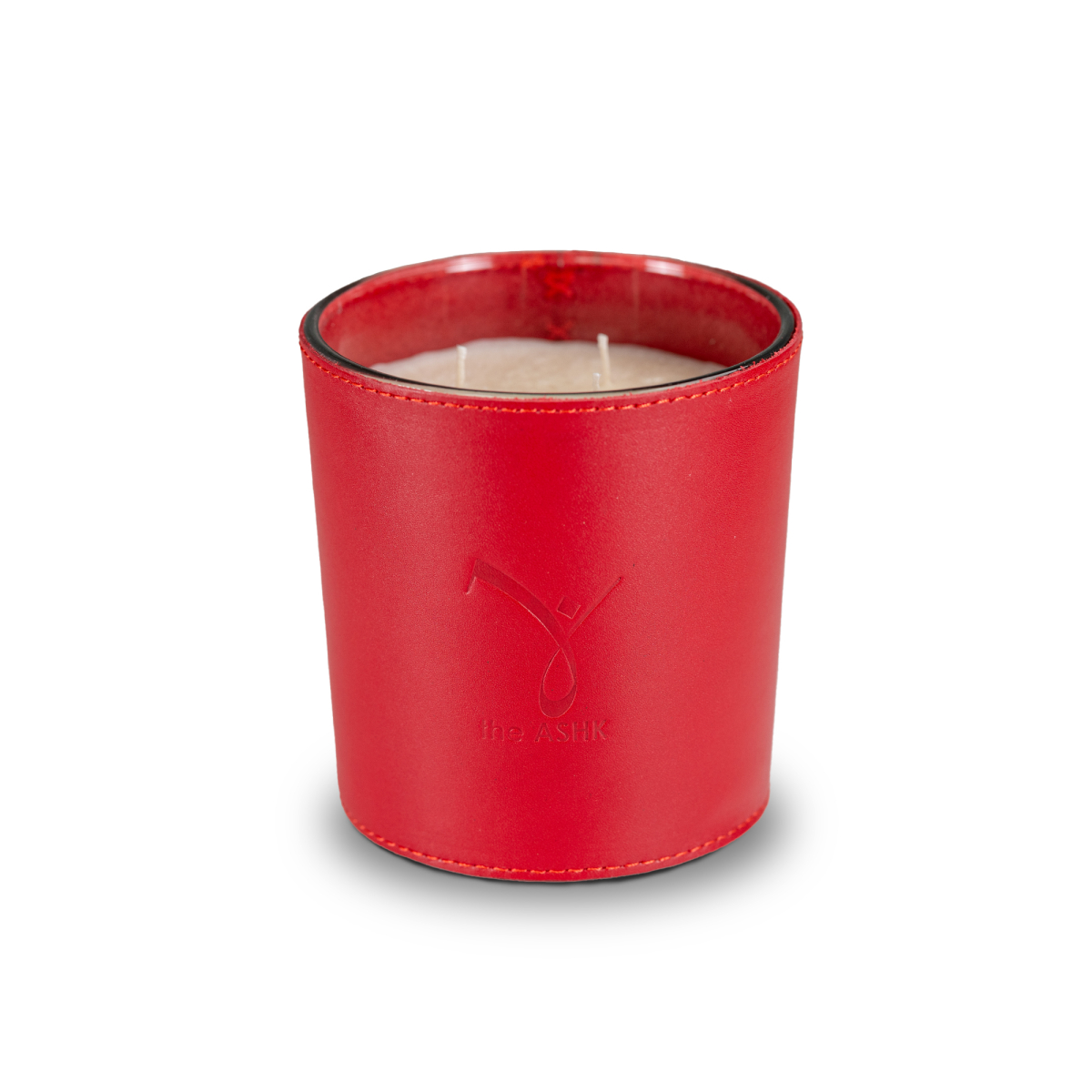 Deri Can Kirmizi Bitkisel Mum 500gr - 1
