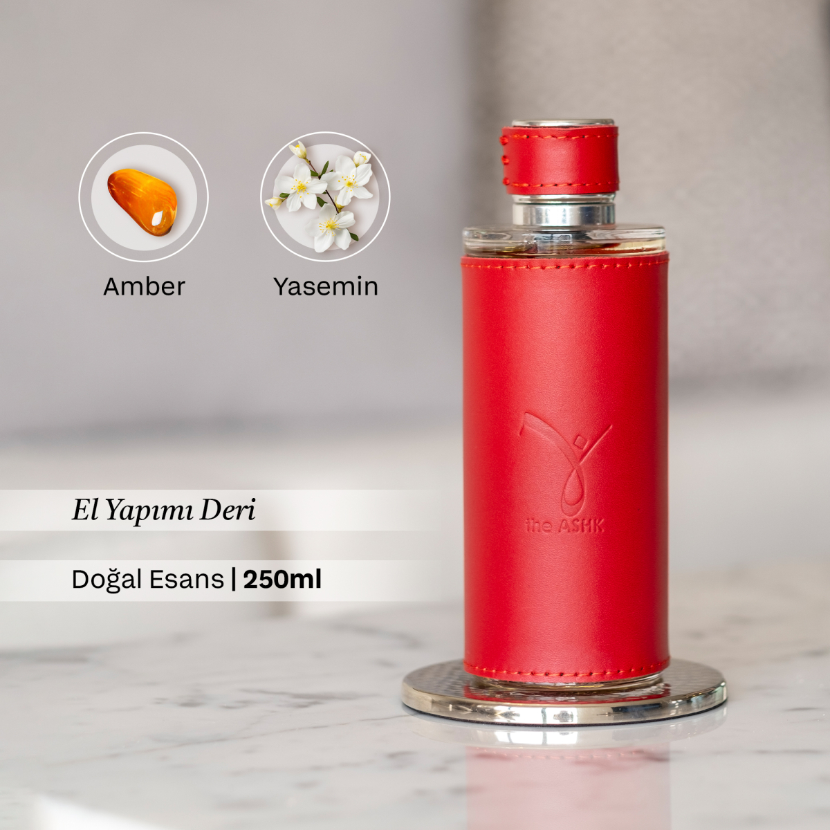 Deri Can Kirmizi Kolonya 250ml - 3