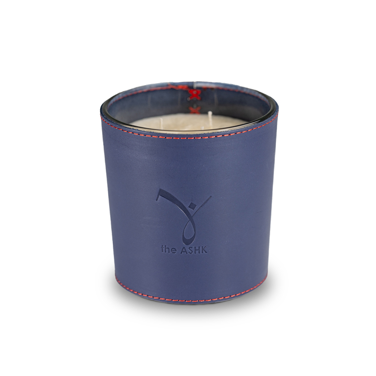 Deri Hayal Lacivert Bitkisel Mum 500gr - theAshk