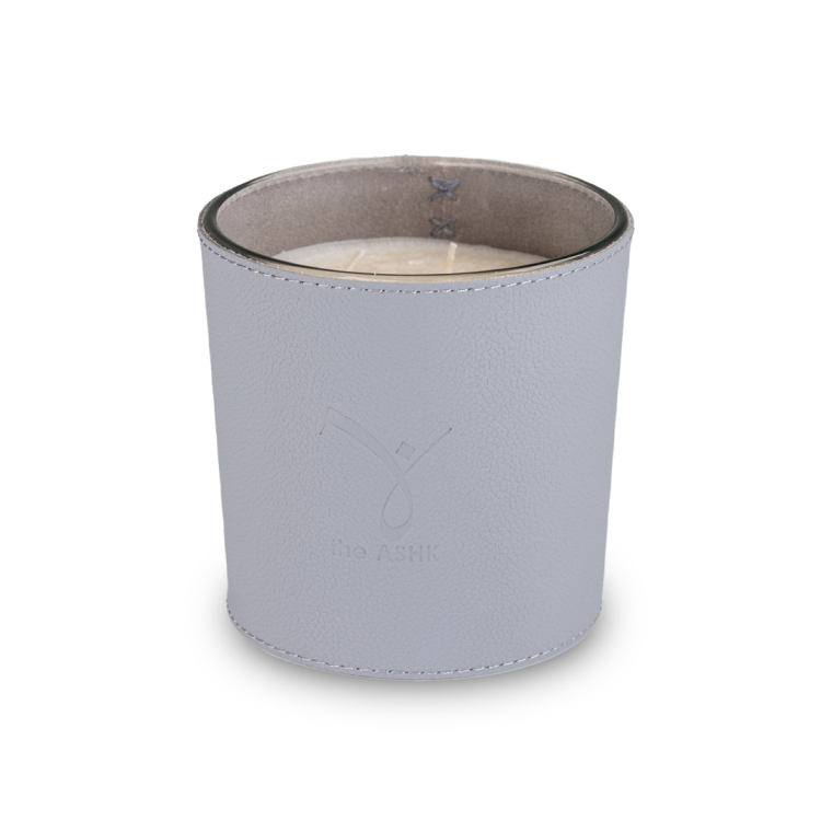 Deri Nadir Füme Gri Bitkisel Mum 1000gr - theAshk