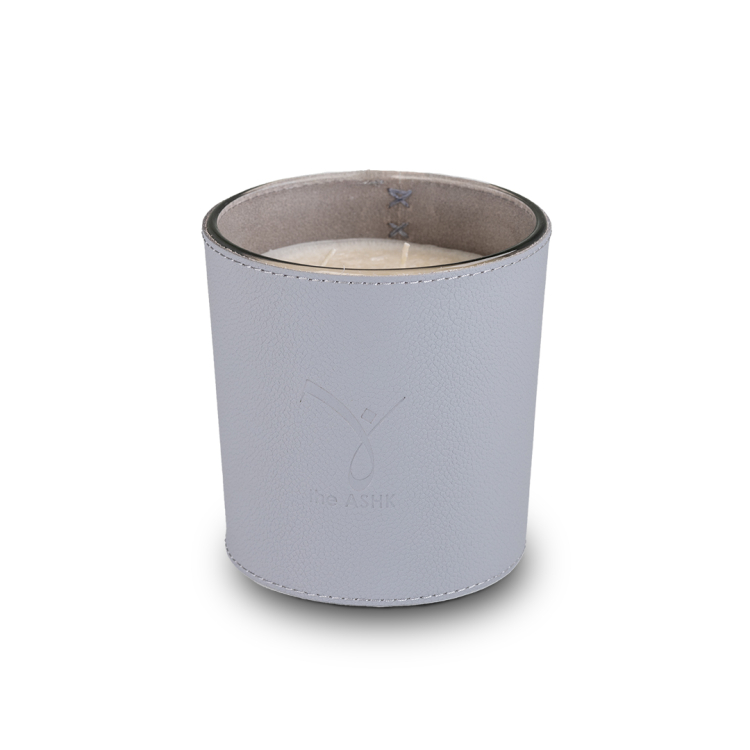 Deri Nadir Füme Gri Bitkisel Mum 500gr - theAshk
