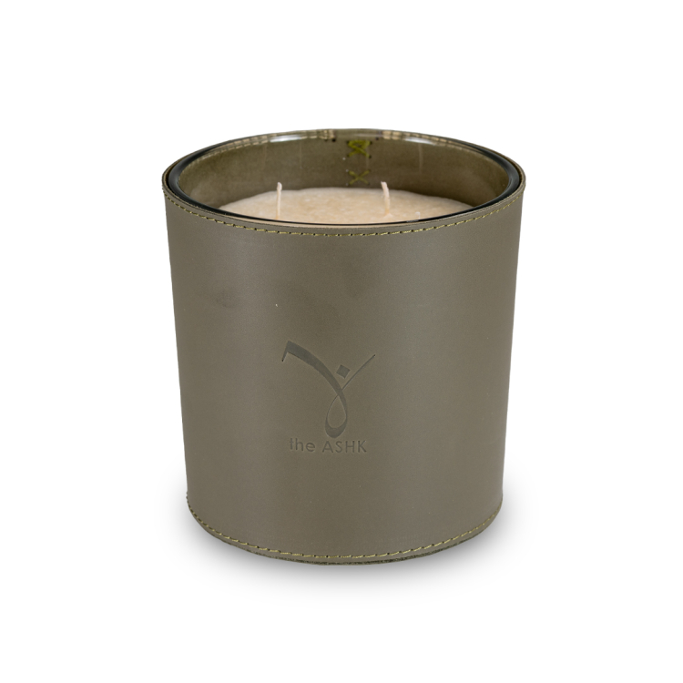Deri Soul Haki Yesili Bitkisel Mum 1000gr - theAshk