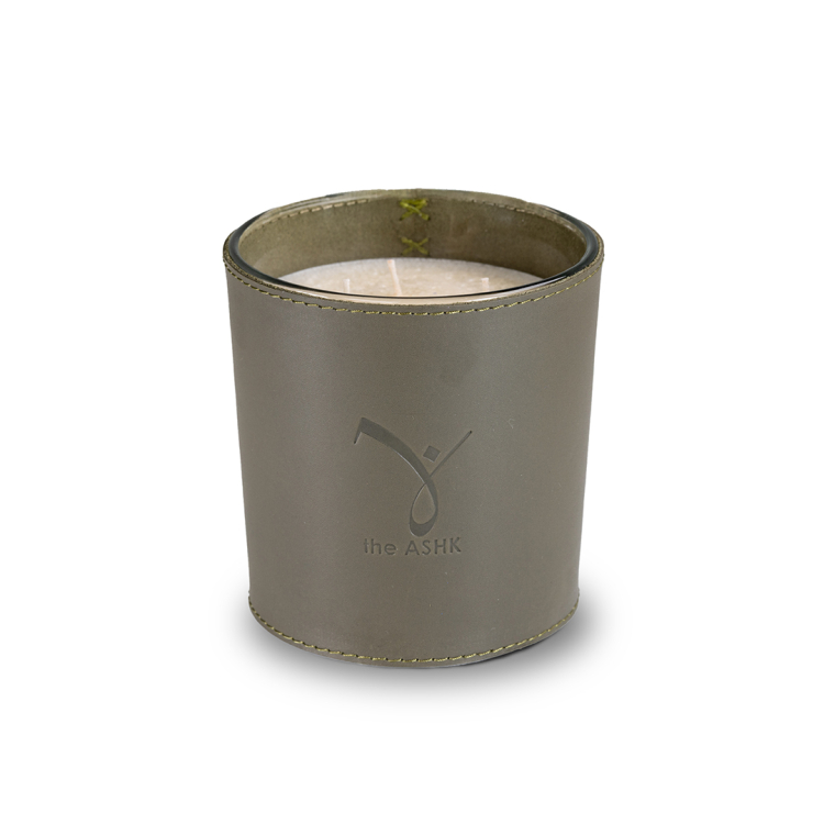 Deri Soul Haki Yesili Bitkisel Mum 500gr - theAshk