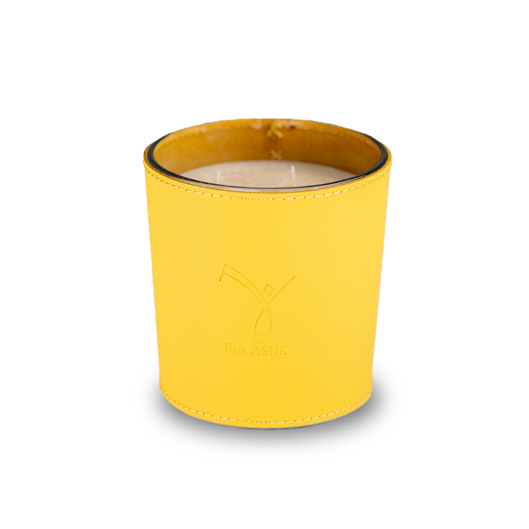 Deri Soul Sarı Bitkisel Mum 500gr - theAshk