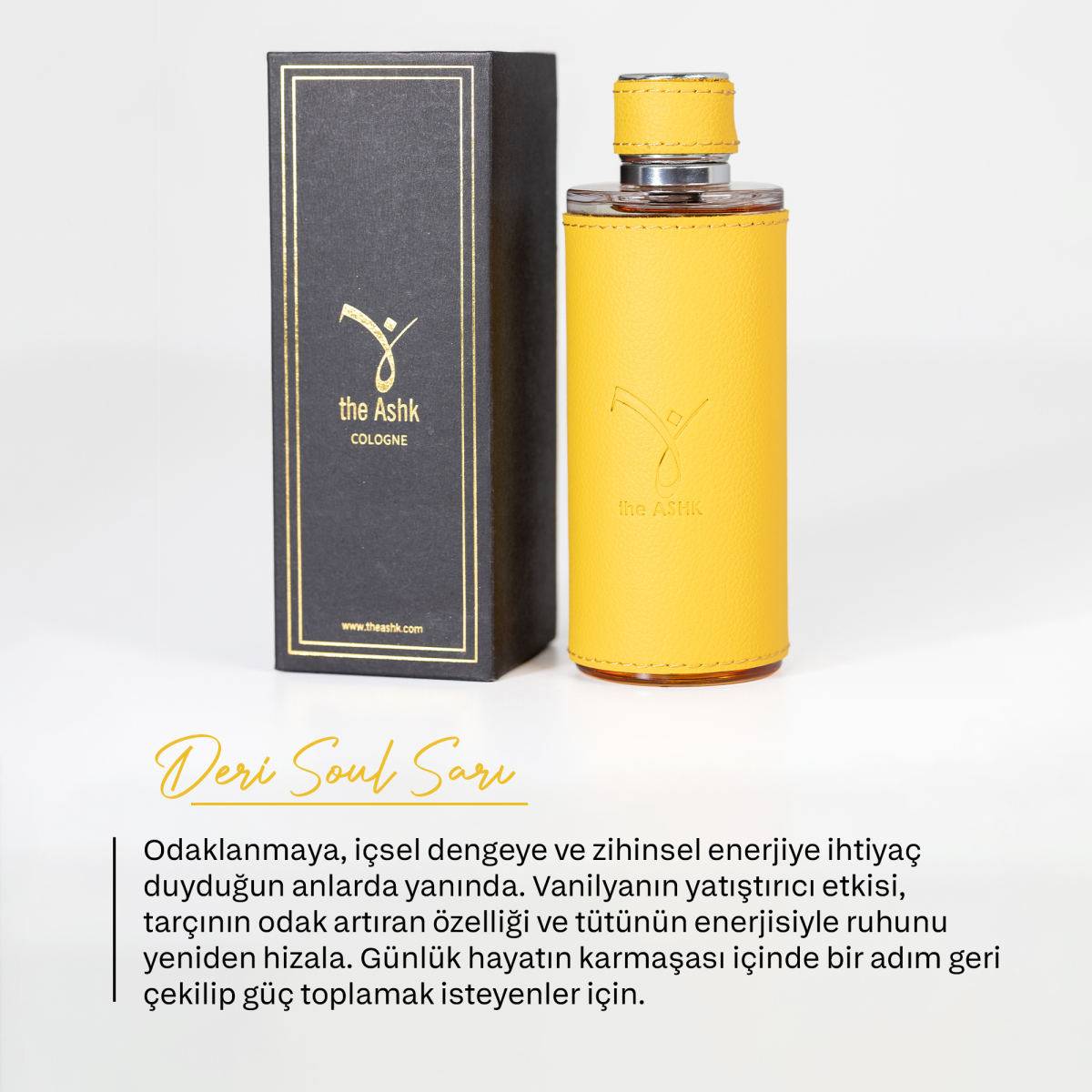 Deri Soul Sarı Kolonya 250ml, Vanilya | Tütün | Tarçın - 2