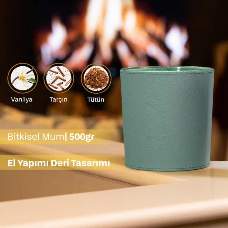 Deri Soul Su Yesili Bitkisel Mum 500gr - 3