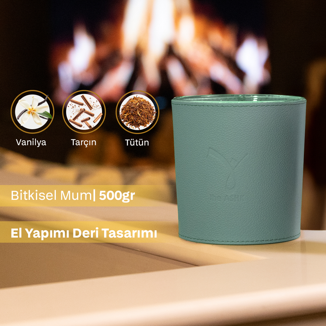 Deri Soul Su Yesili Bitkisel Mum 500gr - 3