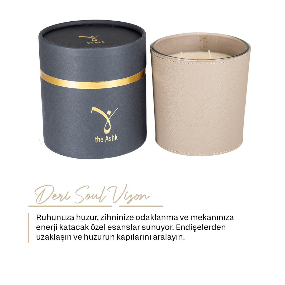 Deri Soul Vizon Bitkisel Mum 1000gr - 2