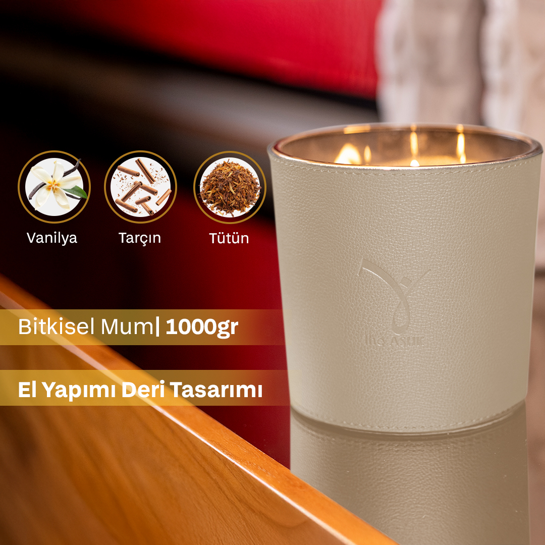 Deri Soul Vizon Bitkisel Mum 1000gr - 3
