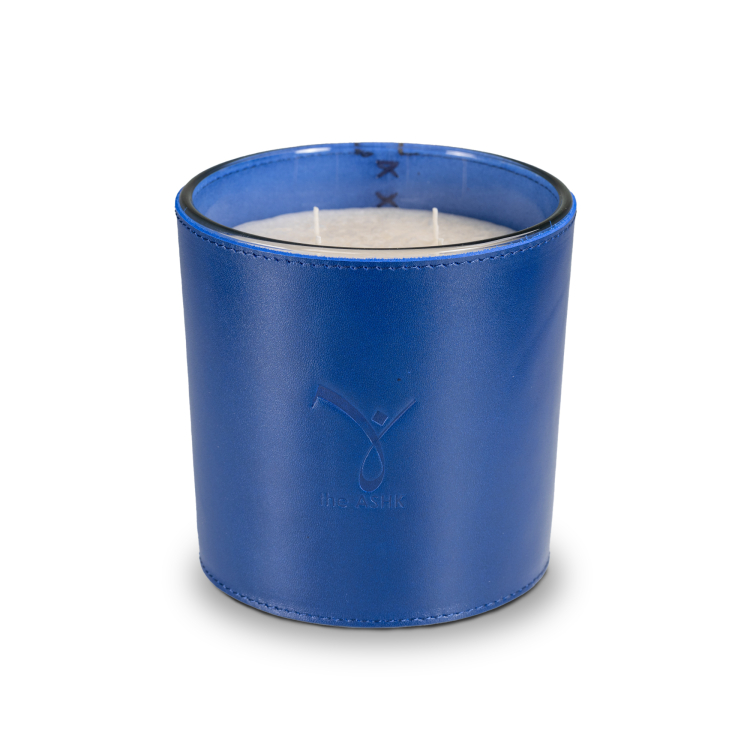 Deri Su Parlament Mavi Bitkisel Mum 1000gr - theAshk