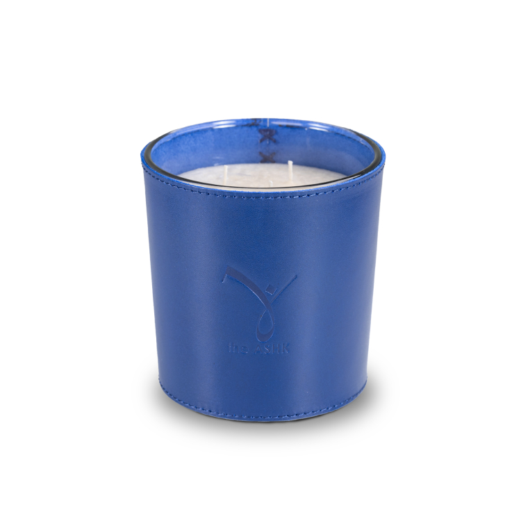 Deri Su Parlament Mavi Bitkisel Mum 500gr - theAshk