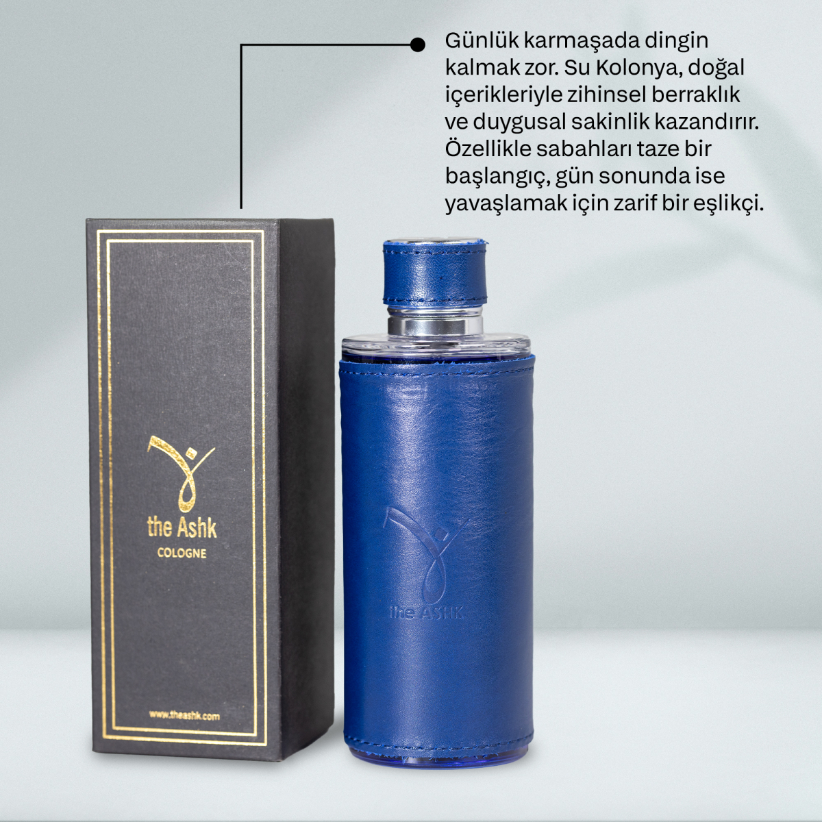 Deri Su Parliament Mavi Kolonya 250ml - 4