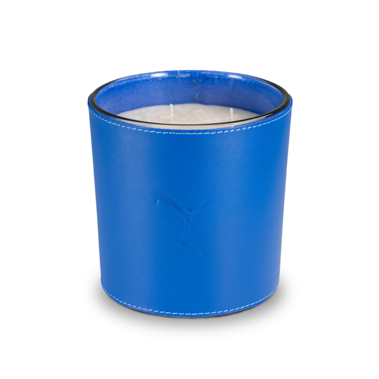 Deri Su Saks Mavi Bitkisel Mum 1000gr - theAshk