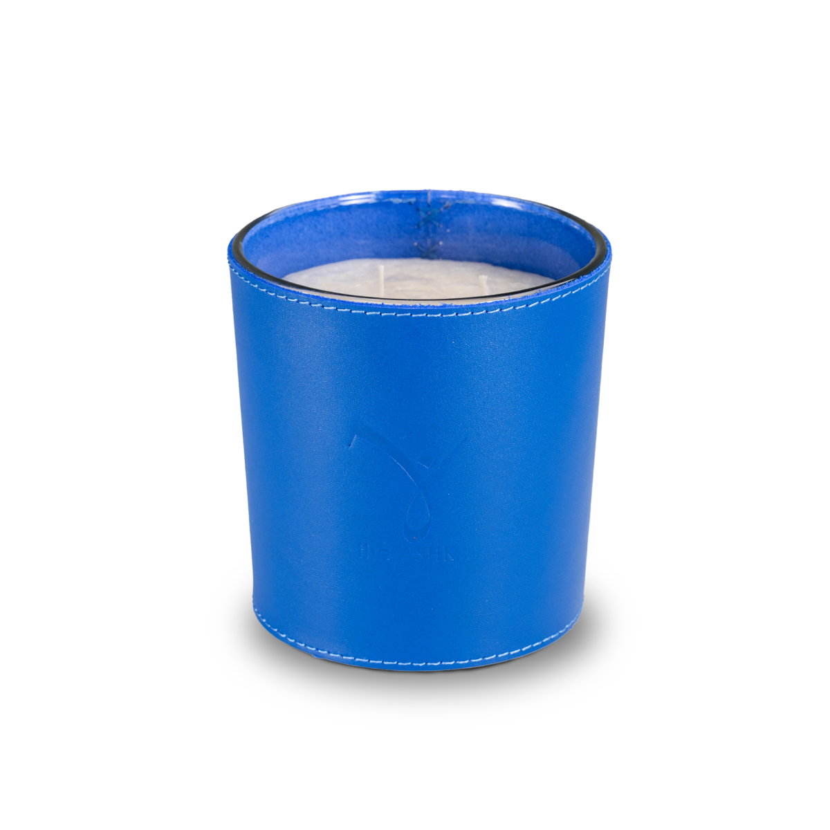 Deri Su Saks Mavi Bitkisel Mum 500gr - 1