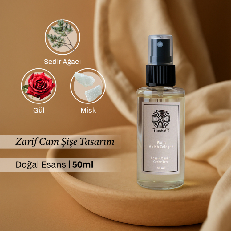 Plain Akish Kolonya 50ml - 3