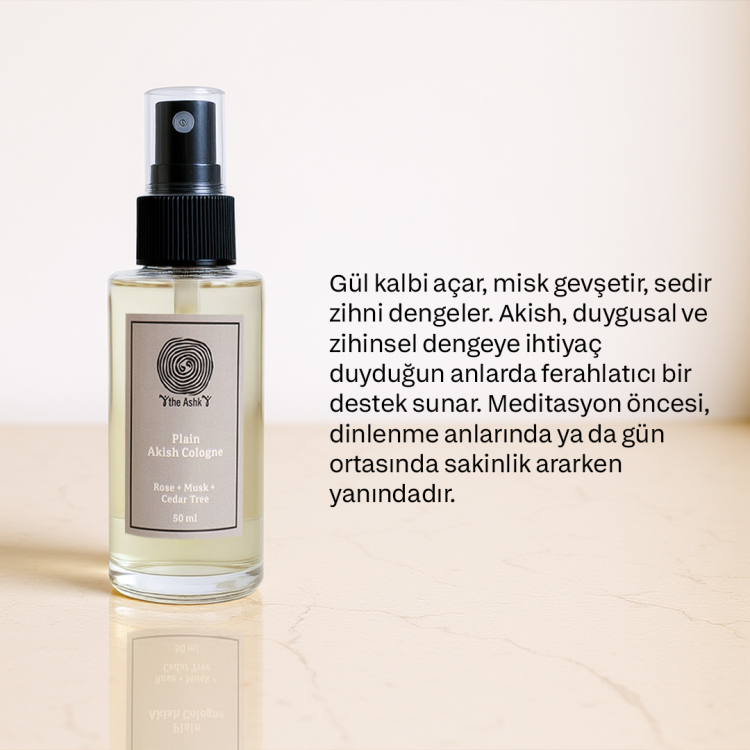 Plain Akish Kolonya 50ml - 4